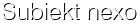 Subiekt nexo